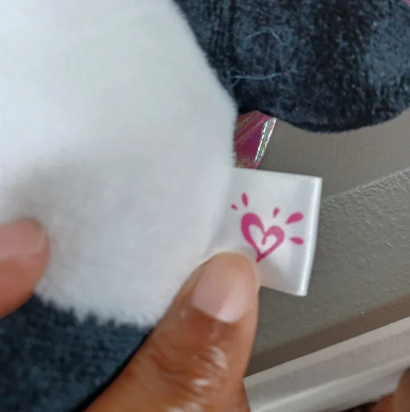 •8" Justice Pandacorn Plush Panda Bear Unicorn Stuffed Animal Toy Pink Wings - Picture 11 of 15